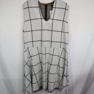 Ashley Stewart Sleeveless Check Dress NWT